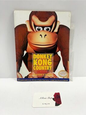 Nintendo Power 1994 Donkey Kong Country Strategy Guide With Poster & Insert